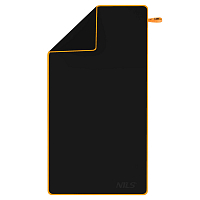 Ručník z mikrovlákna NILS NCR12 černá/oranžová