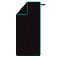 Ručník z mikrovlákna NILS NCR13 černý/modrý