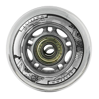 Sestava čirých PU koleček 64x24 + ložiska ABEC7 NILS EXTREME