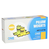 Zátěže na zápěstí a kotníky ONE FITNESS WW01 2 x 0,7 kg žluté