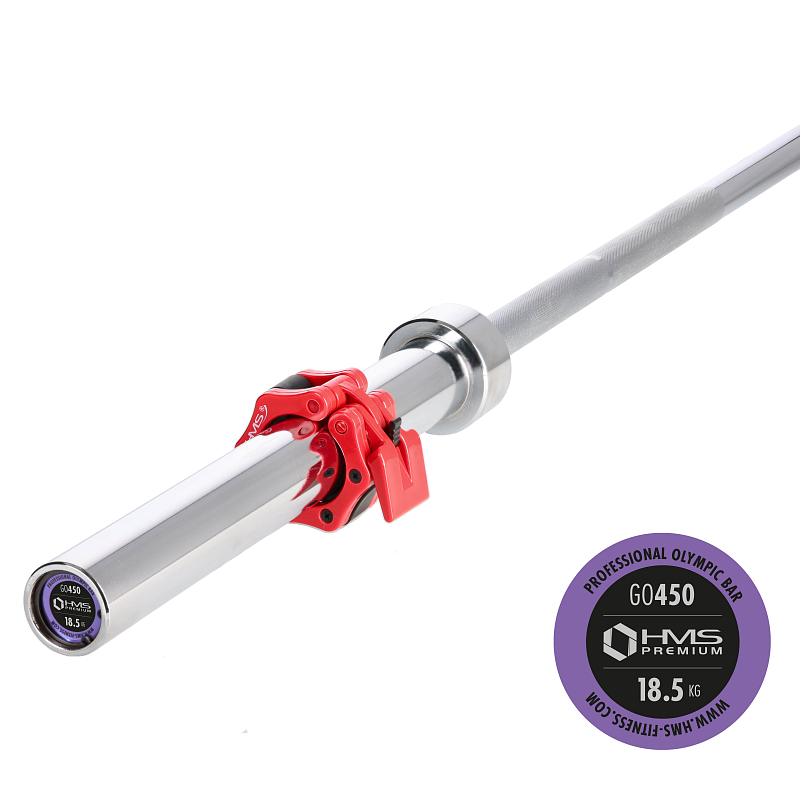 Olympijská osa HMS PREMIUM GO450 220 cm x 50 mm