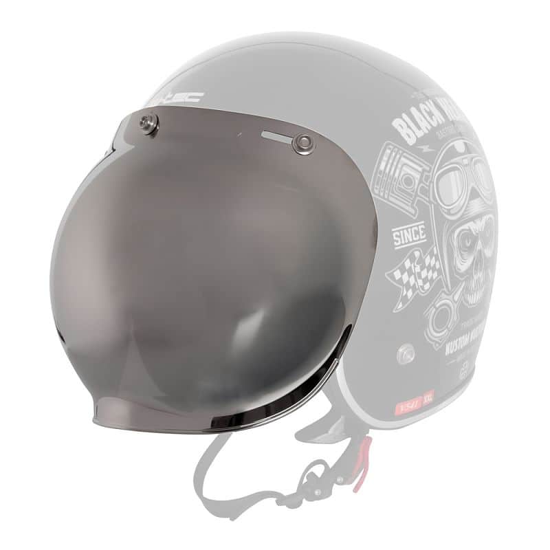 Přídavné hledí k helmě W-TEC Kustom a V541 Barva zrcadlově kouřové
