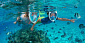 Potápěčské brýle se šnorchlem FREEBREATH - Velikost L/XL