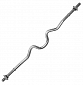 Vzpěračská tyč LIFEFIT® triceps combo 120cm / 30 mm vč.matic