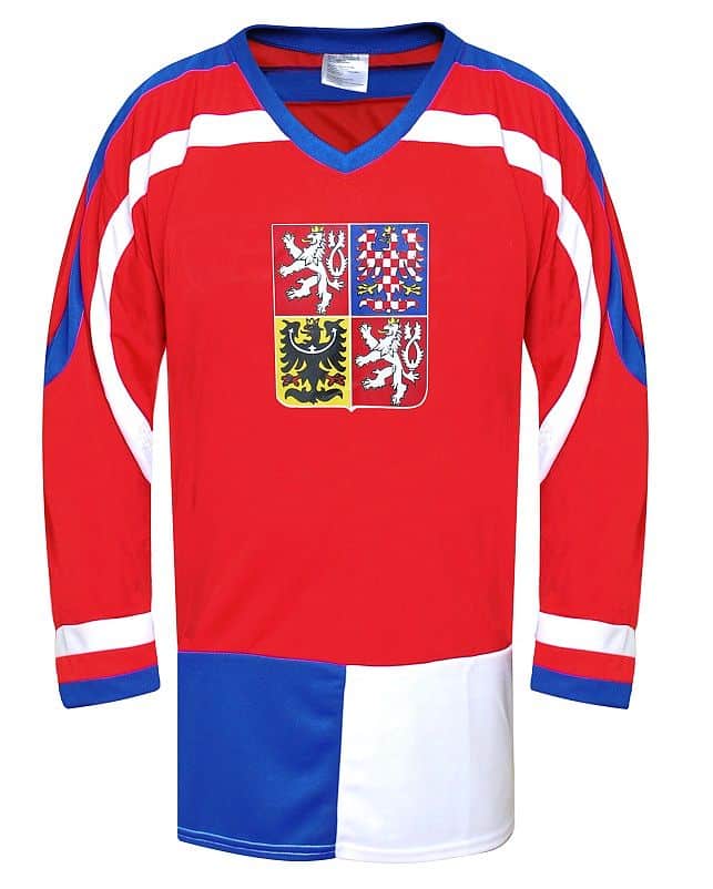 Hokejový dres ČR 1, červený Oblečení velikost: M