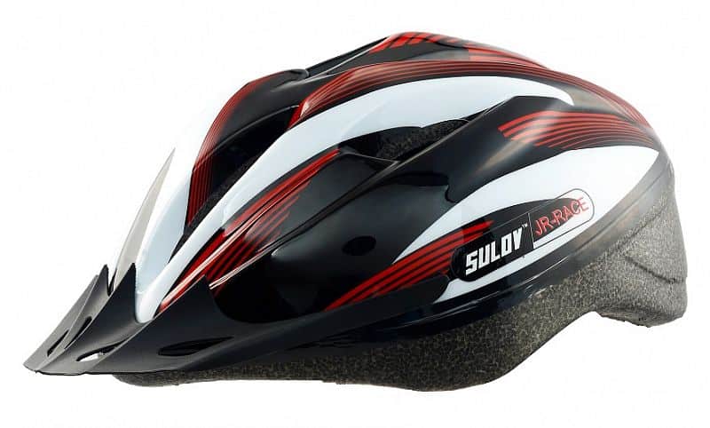Dětská cyklo helma SULOV® JR-RACE-B, černo-bílá Helma velikost: S