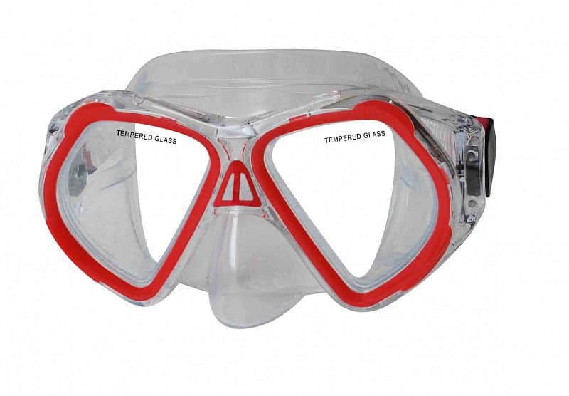 Potápěčská maska CALTER® JUNIOR 4250P, červená