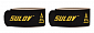 Pásek na sjezdové lyže SULOV®, pár, černo-žlutý