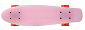 Penny board 22" BURN RIDER růžový fosforeskující, blikající kolečka
