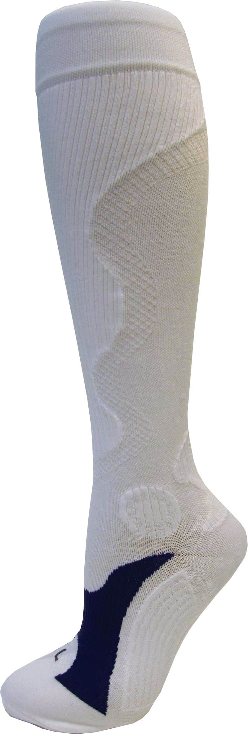 Rulyt Kompresní sportovní ponožky WAVE, bílé Bota velikost: M