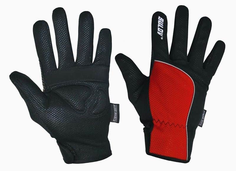 Sulov červené zimní rukavice Oblečení velikost: L