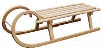 Dřevěné saně SULOV® SPORT, sedák dřevo, 105cm