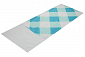 Sportovní šátek s FLÍSEM - modro-bílý