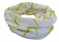 Sportovní šátek - bílo-zelený