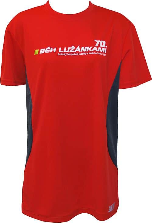 Pánské běžecké triko SULOV RUNFIT, červené Velikost: L Oblečení velikost: XXL
