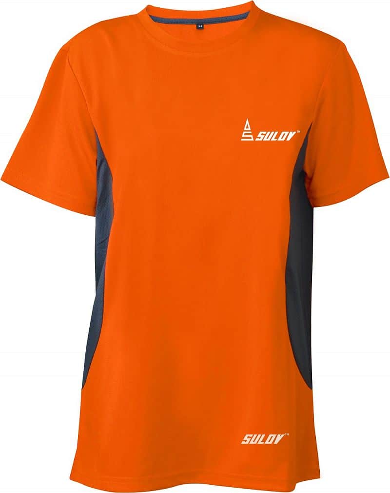 Pánské běžecké triko SULOV RUNFIT, oranžové Velikost: L Oblečení velikost: L