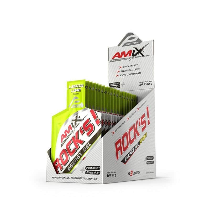 Amix Rock's Energy Gel Příchuť: Lemon-Lime, Balení(g): 20x32g