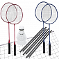 Spokey FUN START-Sada na badminton, 4 rakety,síť+rám,míčky