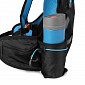 Spokey SPRINTER Sportovní, cyklistický a běžecký batoh 5 l, modro/černý, voděodolný