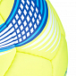 Spokey COSMIC Fotbalový míč ze 100% PU limetkovo-modrý vel.5