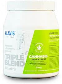 ALAVIS Triple Blend Extra silný + Cannabis CBD Extrakt 700 g
