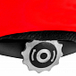 Spokey MONTANA lyžařská přilba s čelním sklem, černo-červená, vel. L/XL