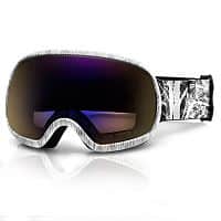 Spokey PARK lyžařské brýle šedo-bílé