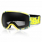 Spokey RADIUM lyžařské brýle černo-žluté