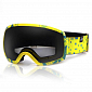 Spokey RADIUM lyžařské brýle černo-žluté