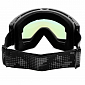 Spokey GRANBY lyžařské brýle černo-zelené
