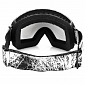 Spokey PARK lyžařské brýle černo-bílé