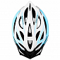 Spokey FEMME Cyklistická přilba pro dospělé a juniory IN-MOLD, 55-58 cm, bílo-modrá