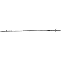 Vzpieračská tyč inSPORTline - rovná 160cm/25mm so závitom a objímkami