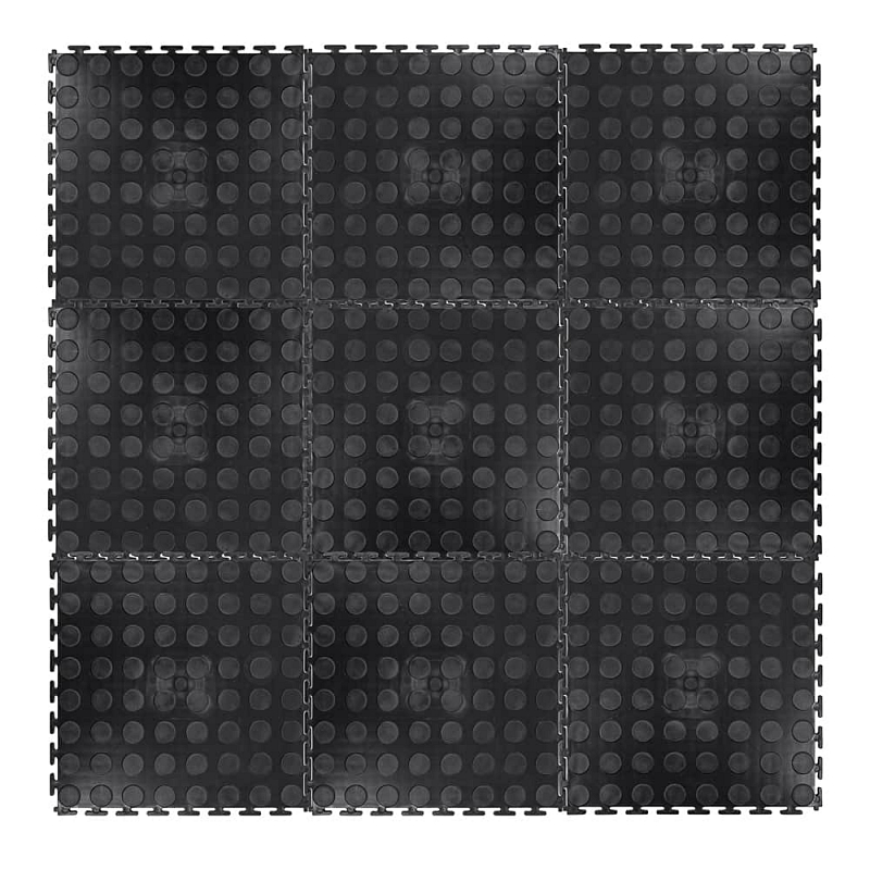 Puzzle zátěžová podložka inSPORTline Avero 0,6 cm Barva černá