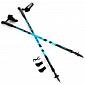 Spokey ZIGZAG II Hole Nordic Walking 2-dílné teleskopické modro-černé, anti-shock