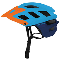 Spokey SINGLETRAIL Cyklistická přilba pro dospělé a juniory  IN-MOLD, 58-61 cm, modrá