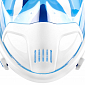 Spokey KARWI BL/WT Celoobličejová maska - bílá L/XL