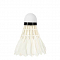Bílé badmintonové míčky z pěří NILS NL6206 6ks
