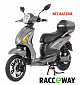 Elektrický motocykl RACCEWAY E-MOPED, šedý-lesklý - BEZ BATERIE