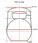Urethanový kettlebell IRONLIFE 4 kg