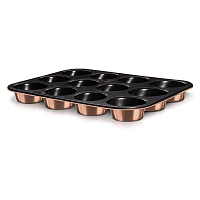 BERLINGERHAUS Forma na muffiny s nepřilnavým povrchem 12 ks Rosegold Metallic Line BH-6473