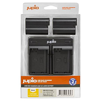 Set Jupio 2ks baterií EN-EL15C 2100 mAh a duální nabíječky pro Nikon