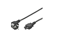 Kabel síťový 3pinový 3m (trojlístek), pro notebooky, 230V, 