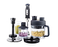 Set G21 mixér VitalStick Pro 1000 W s Food Processorem, Black