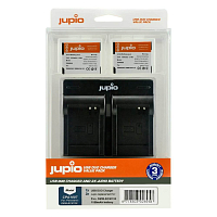 Set Jupio 2x DMW-BCM13E 1150mAh + USB duální nabíječka