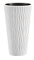 Květináč Prosperplast SANDY SLIM bílý 39 cm