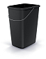 Odpadkový koš COMPACTA Q BASIC - objem: 12 l, barva: recyklovaná černá