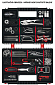 Plastový organizér NORS DUO (2x KNO35255S) 344x249x100 mm