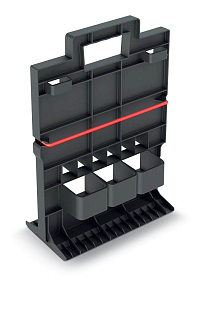 Přenosný organizér/přihrádka na nářadí MODULAR SOLUTION 304x85x333mm - barva: černá