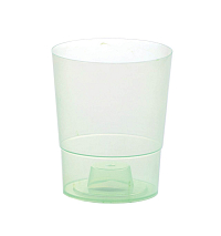 Květináč na orchidej COUBI ORCHID 12,5 cm - barva: transparentní zelená